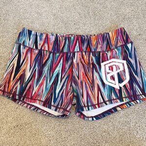 Born Primitive Multicolor Zigzag Women's Athletic Shorts